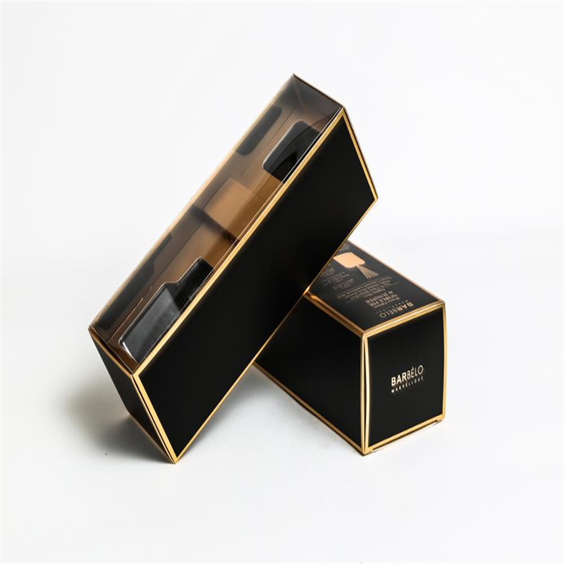 OEM Gift Black Luxury Custom Cosmetic Bottle Packaging Box